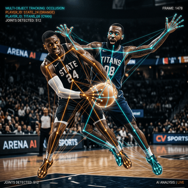 Dense Keypoints in Basketball Collision