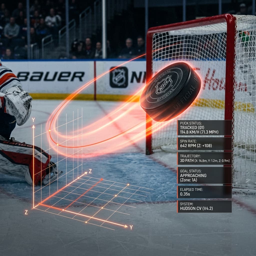 Ice Hockey Puck Trajectory and Motion Blur Tracking