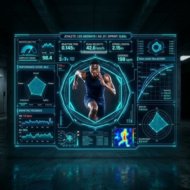 Scouting intelligence dashboard built from broadcast video metrics