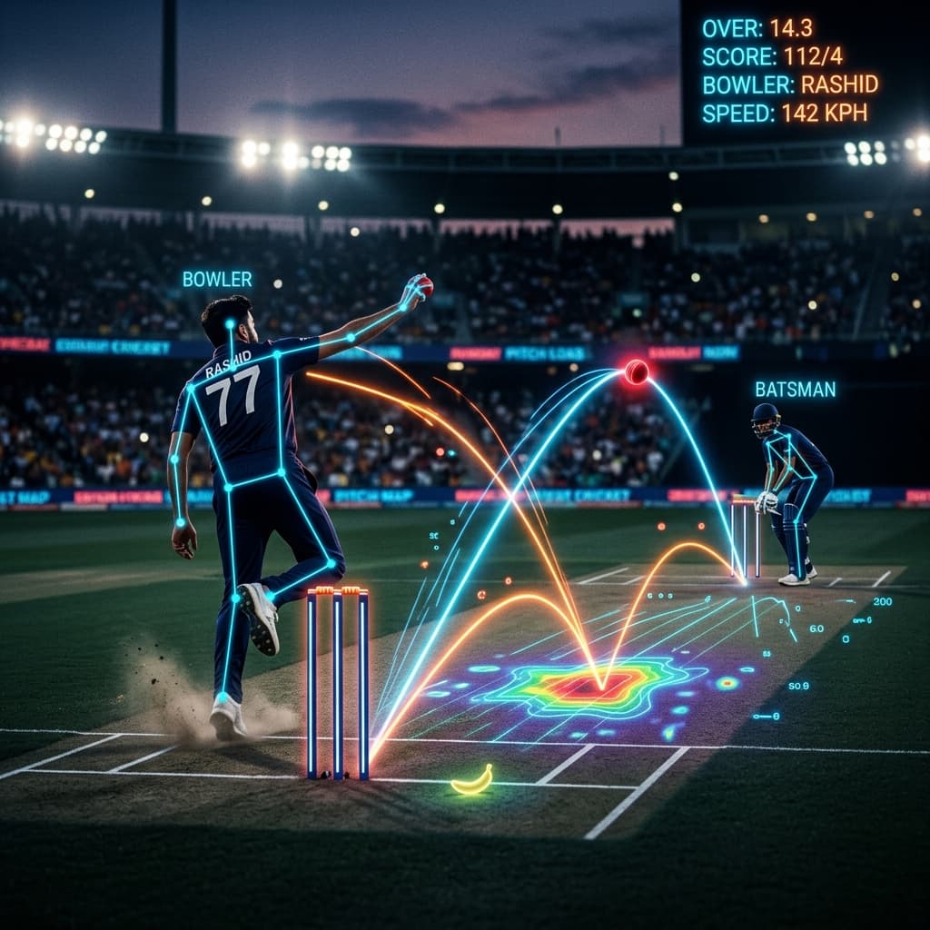 AI in Cricket: Computer Vision for Ball Tracking and Bat Detection